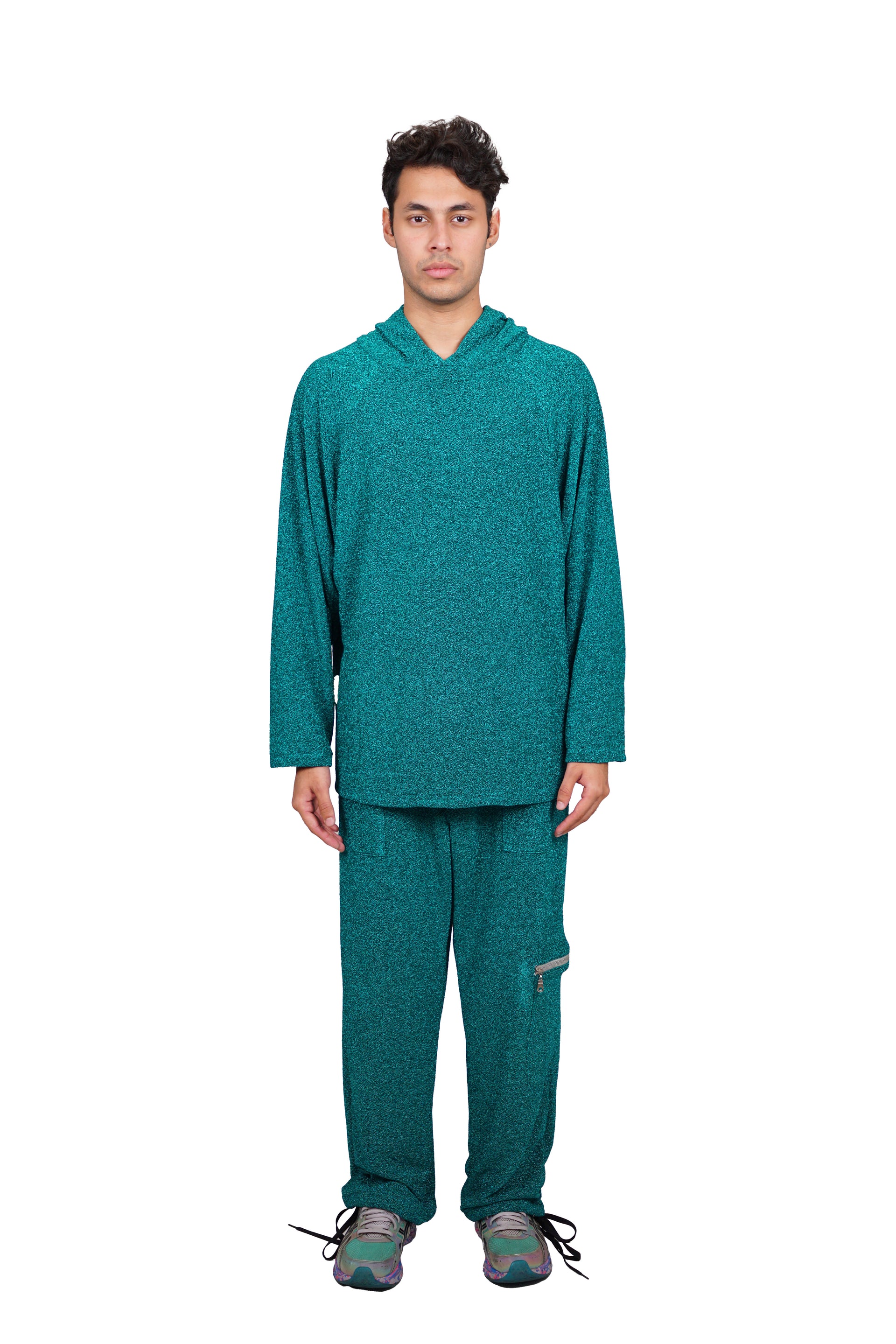 Extra Casual hoodie TBE - Turquoise